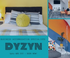 River View - 1 Bed Serviced Apartment in Cardiff City Center - Free Parking - By DYZYN